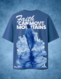 Faith Can Move Mountains | Oversized Heavyweight Boxy T Shirt